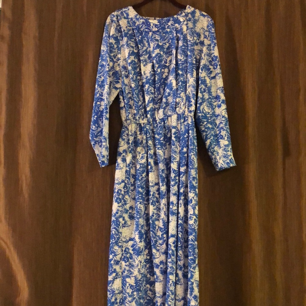Blue vintage dress